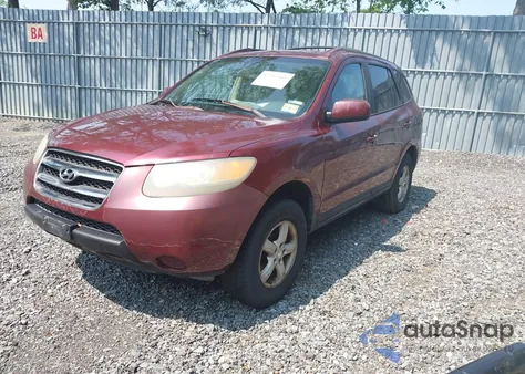2007 Hyundai Santa Fe Gls z USA, uszkodzony, nr VIN 5NMSG13D87H013162